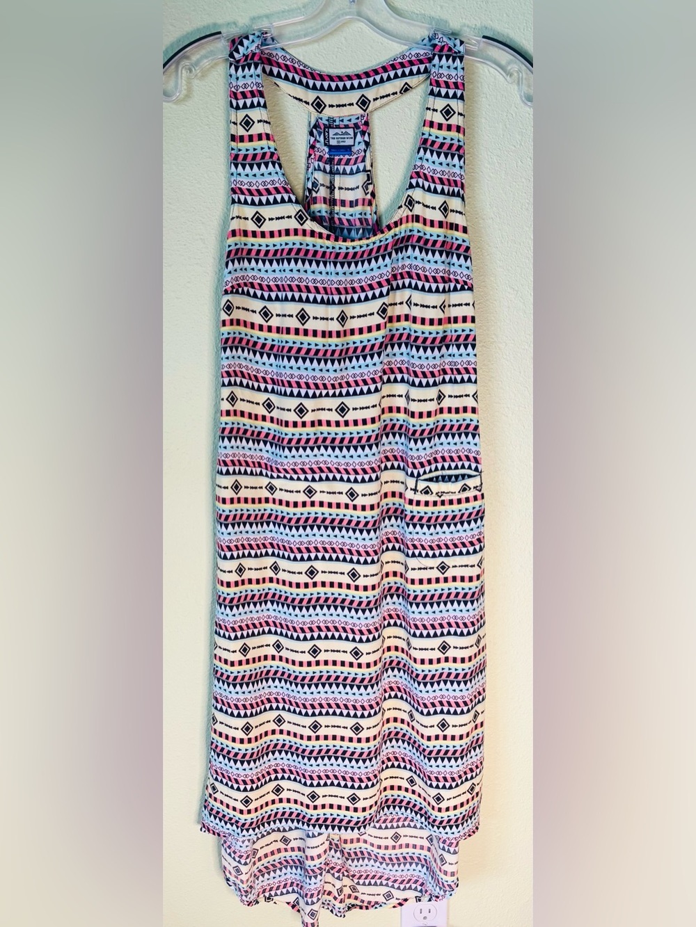 KAVU High Low Razor Back Long Maxi Sun Dress Size: Small